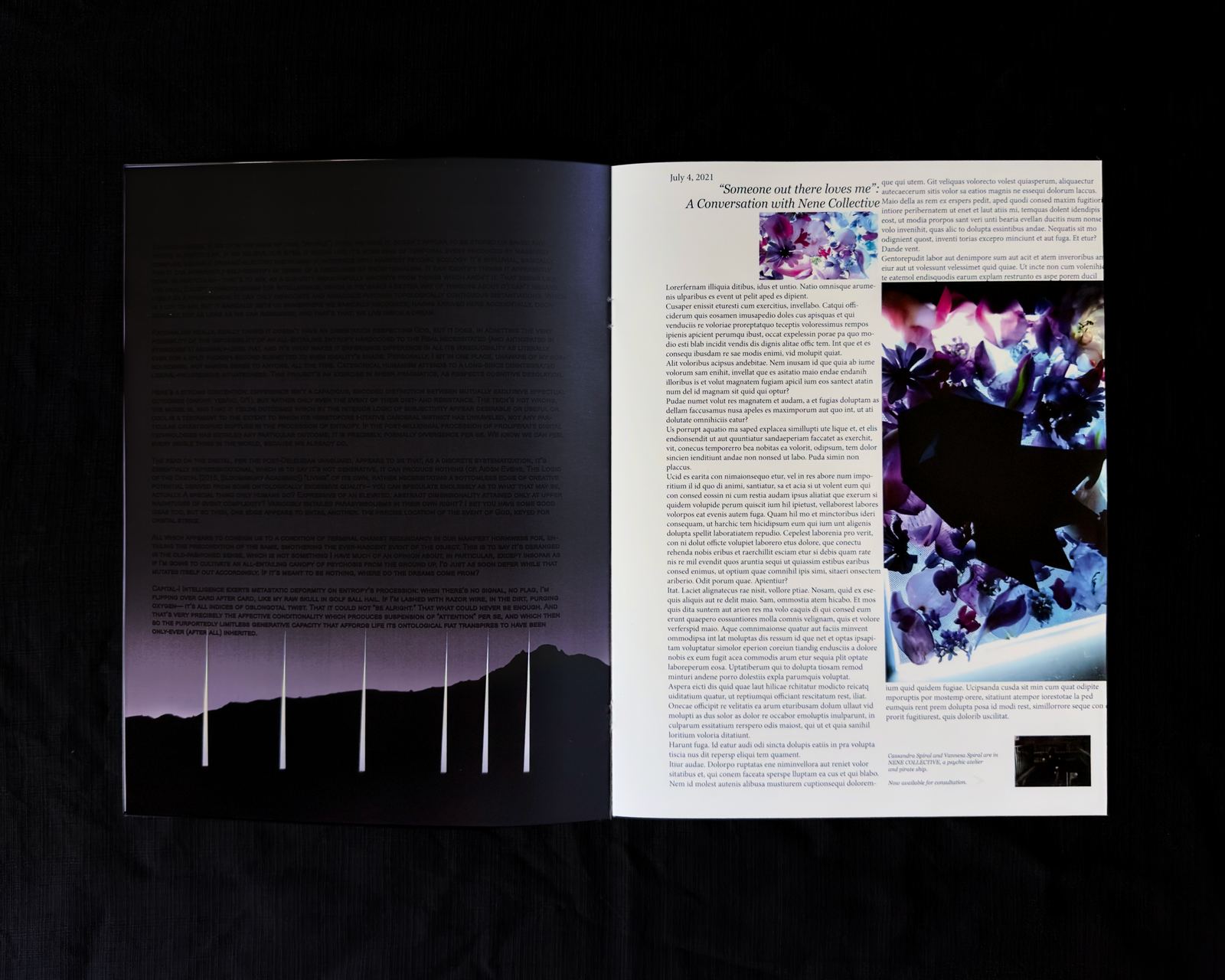 Basalt Libra physical photograph, spread 3